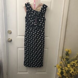 RockSteady Black and White Asymmetrical Dress